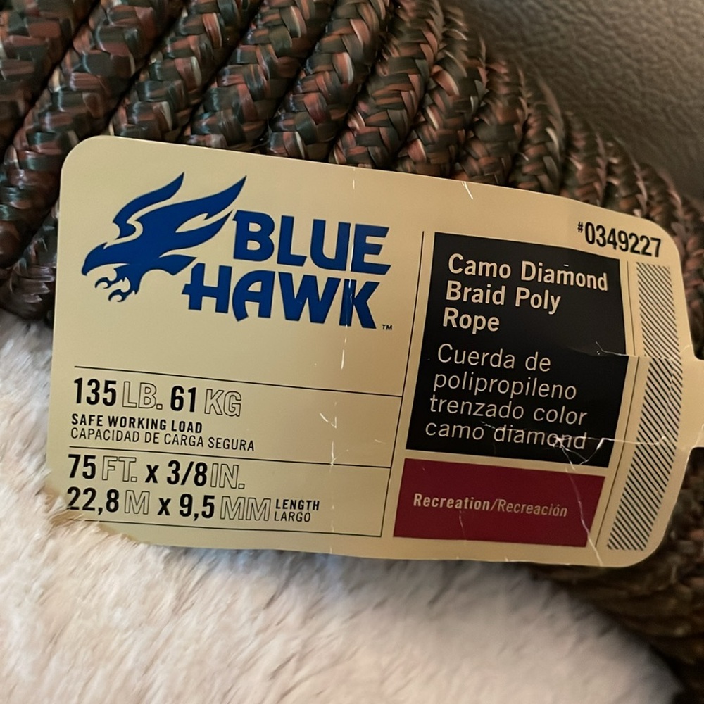 NWT Tony Hawk Camo Diamond Braid Poly Rope - Picture 2 of 4